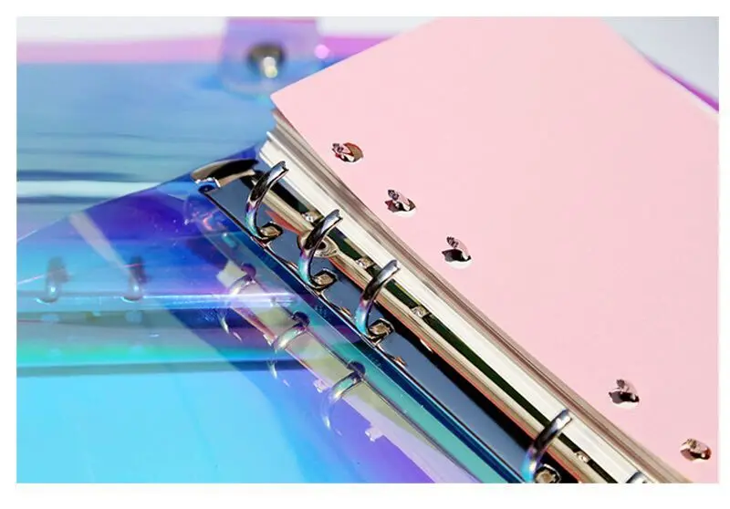 A5 A6 A7 Laser Notebook Planner Organizer Binder Books Journal Sketchbook Accessories Diary Office Supplies Notebook