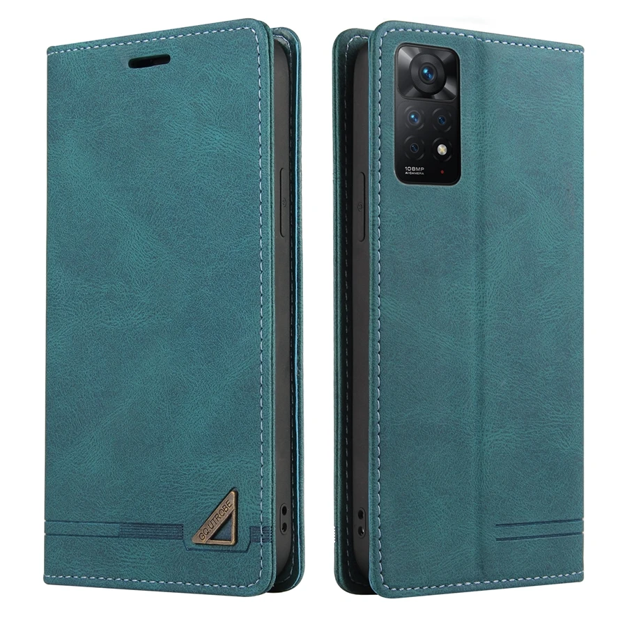 Wallet Card Slot Anti-theft Magnetic Flip Leather Case For Xiaomi Poco X7 Pro 15T 14T Redmi 15C 14C 13C Note 14 Pro 14S 13 12 11