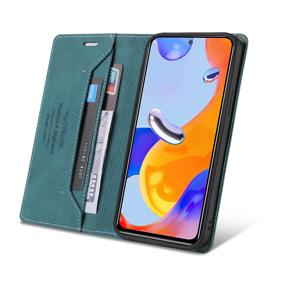 Wallet Card Slot Anti-theft Magnetic Flip Leather Case For Xiaomi Poco X7 Pro 15T 14T Redmi 15C 14C 13C Note 14 Pro 14S 13 12 11