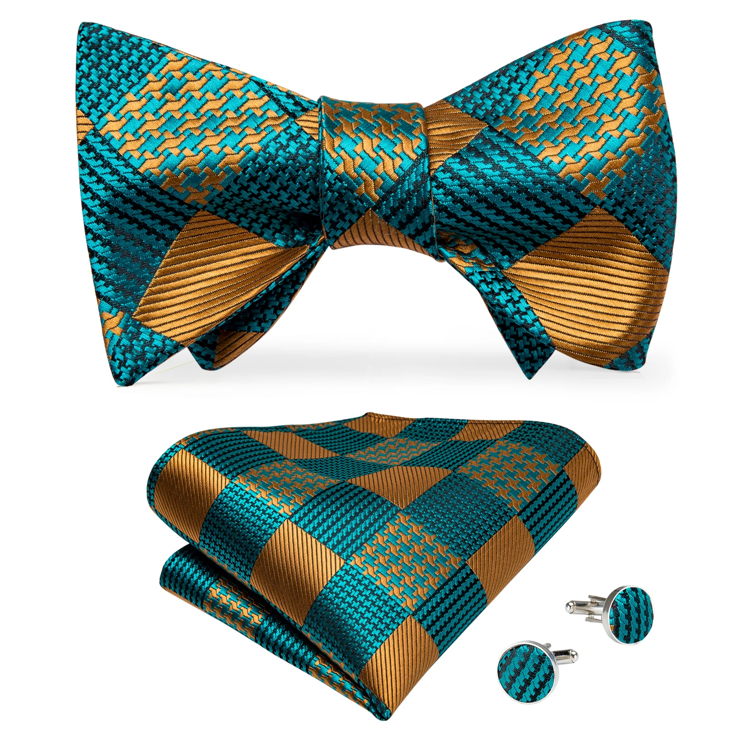 Brand New Men's Bow Tie Teal Green Blue Paisley Floral Bow Tie Wedding Party Butterfly Bowknot Men Tie Accessories