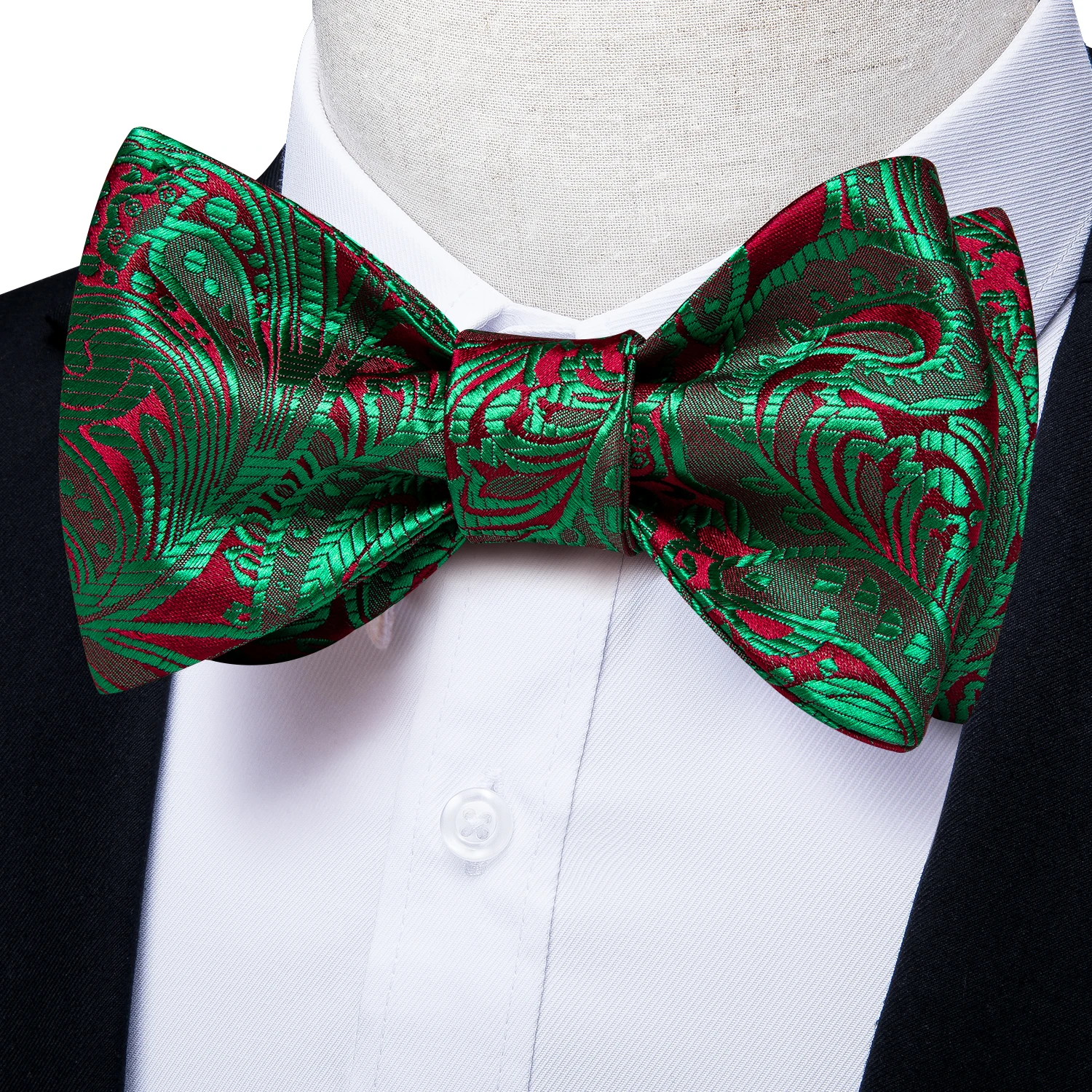Brand New Men's Bow Tie Teal Green Blue Paisley Floral Bow Tie Wedding Party Butterfly Bowknot Men Tie Accessories