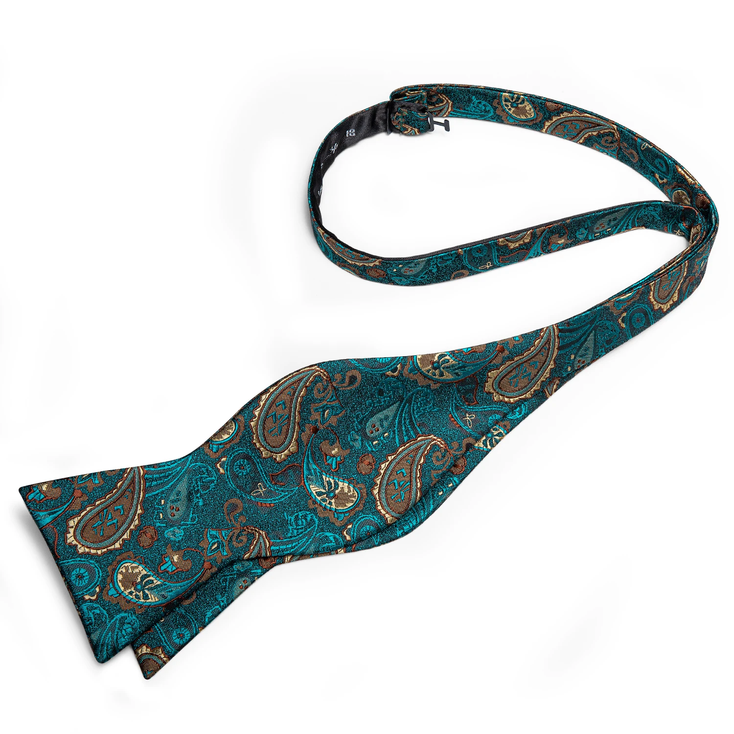 Brand New Men's Bow Tie Teal Green Blue Paisley Floral Bow Tie Wedding Party Butterfly Bowknot Men Tie Accessories
