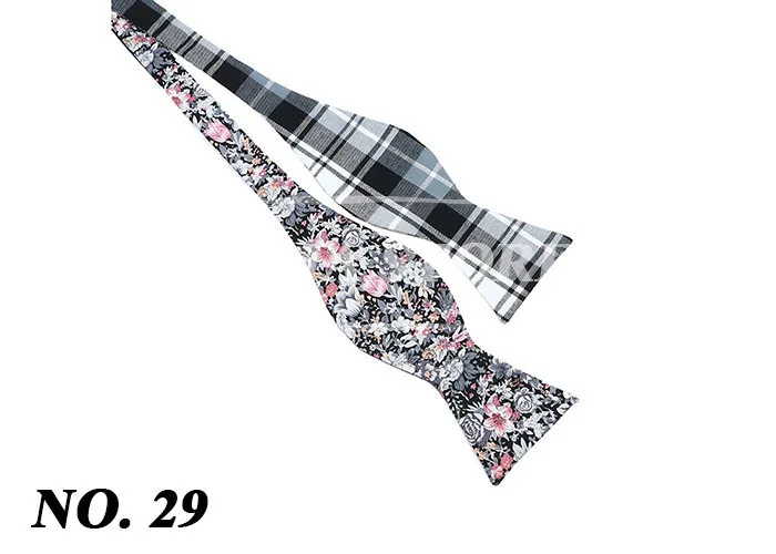 Mens Solid Color Black Bow Tie Formal Wedding Self Bowtie Adjustable Necktie Ties Gentleman Italian Style Cotton Fashion Bow Tie
