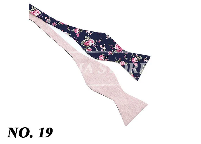 Mens Solid Color Black Bow Tie Formal Wedding Self Bowtie Adjustable Necktie Ties Gentleman Italian Style Cotton Fashion Bow Tie