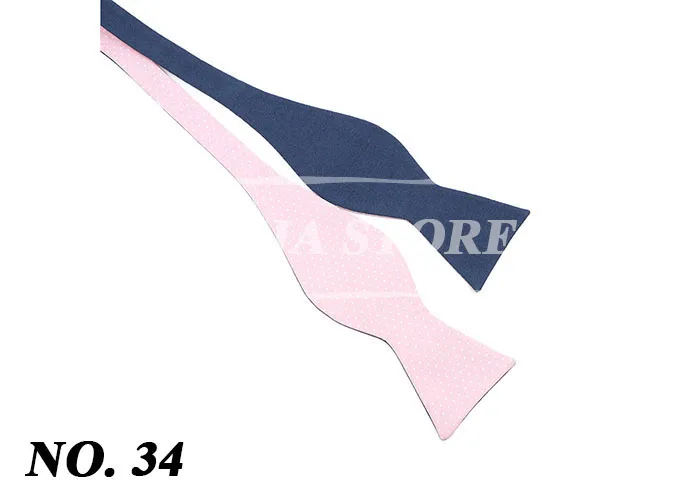 Mens Solid Color Black Bow Tie Formal Wedding Self Bowtie Adjustable Necktie Ties Gentleman Italian Style Cotton Fashion Bow Tie