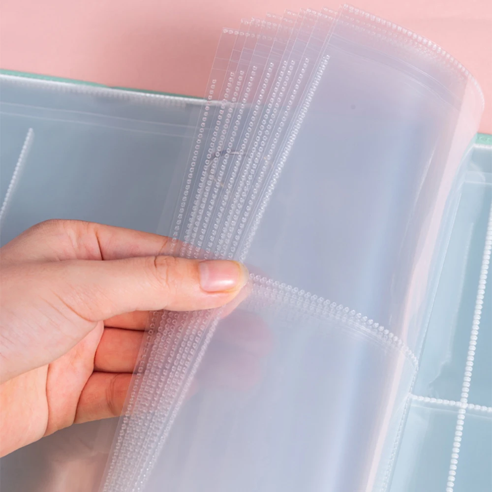 A5 3-hole Card Storage Bag 1/2/4/6 Pockets Collection Book 4R 6inch 10×15 Photo Wedding Album Trading Game Star Cards Protector