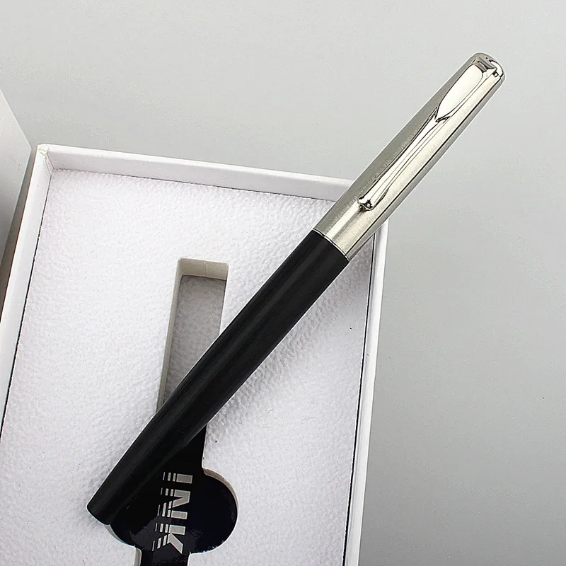 Luxury Metal Fountain Pen Student Writing Calligraphy Fine 0.5mm Nib Office Supplies Stationery for School Ink Pen Stationery