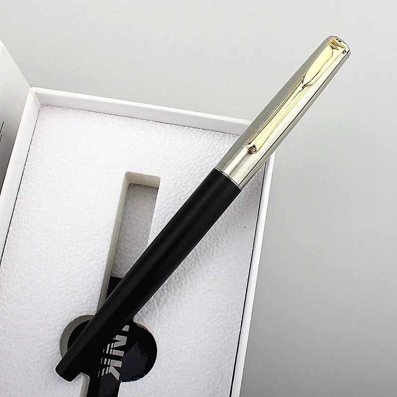 Luxury Metal Fountain Pen Student Writing Calligraphy Fine 0.5mm Nib Office Supplies Stationery for School Ink Pen Stationery