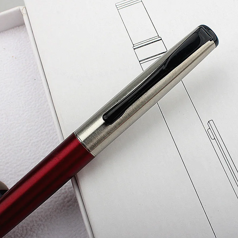 Luxury Metal Fountain Pen Student Writing Calligraphy Fine 0.5mm Nib Office Supplies Stationery for School Ink Pen Stationery