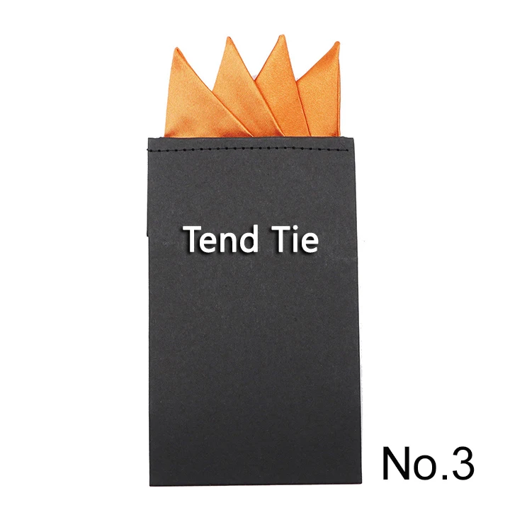 Men's Pre-folded Pocket Square Candy Color Silk Handkerchiefs Formal Wedding Party Business Chest Towel Hanky Black White Red
