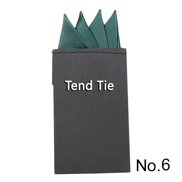 Men's Pre-folded Pocket Square Candy Color Silk Handkerchiefs Formal Wedding Party Business Chest Towel Hanky Black White Red