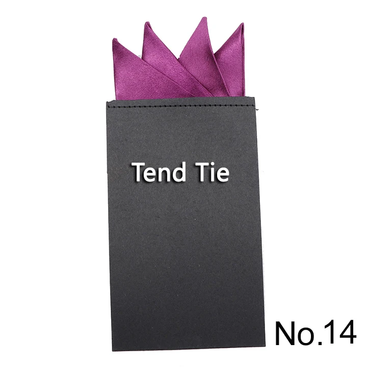 Men's Pre-folded Pocket Square Candy Color Silk Handkerchiefs Formal Wedding Party Business Chest Towel Hanky Black White Red
