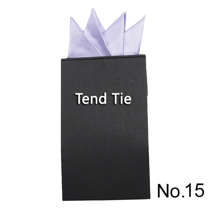 Men's Pre-folded Pocket Square Candy Color Silk Handkerchiefs Formal Wedding Party Business Chest Towel Hanky Black White Red
