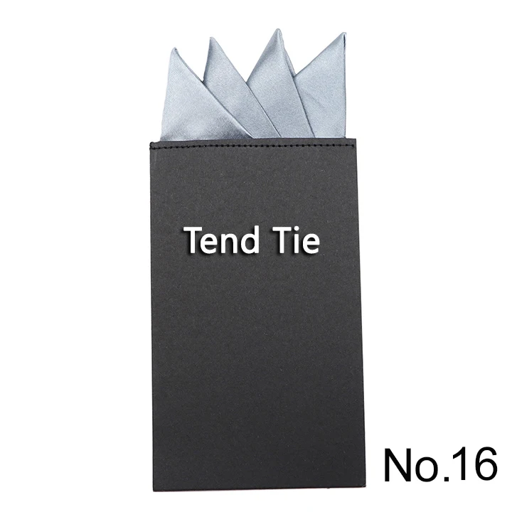 Men's Pre-folded Pocket Square Candy Color Silk Handkerchiefs Formal Wedding Party Business Chest Towel Hanky Black White Red
