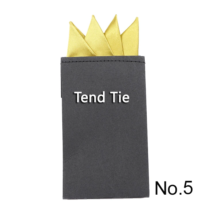 Men's Pre-folded Pocket Square Candy Color Silk Handkerchiefs Formal Wedding Party Business Chest Towel Hanky Black White Red