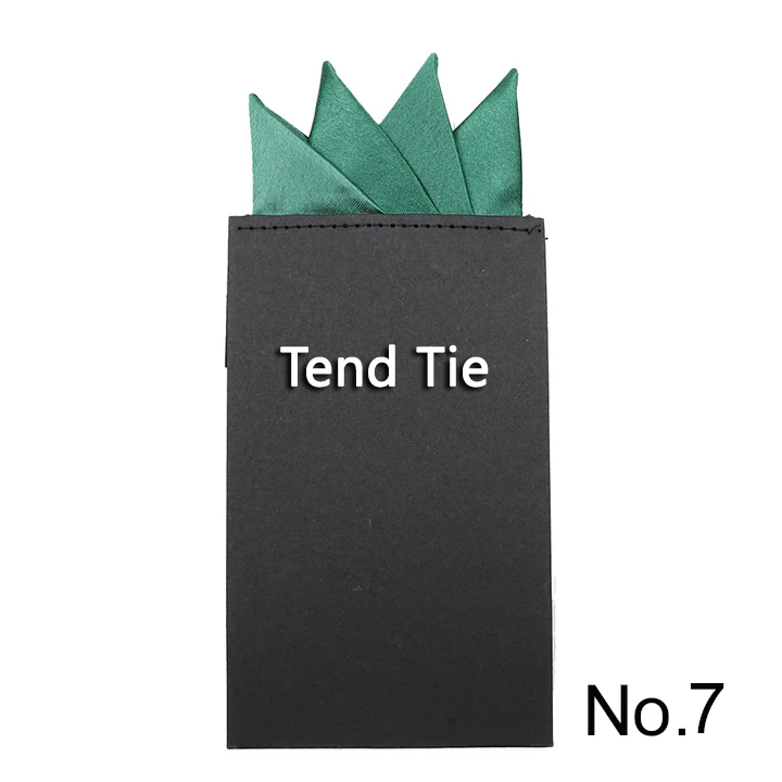 Men's Pre-folded Pocket Square Candy Color Silk Handkerchiefs Formal Wedding Party Business Chest Towel Hanky Black White Red