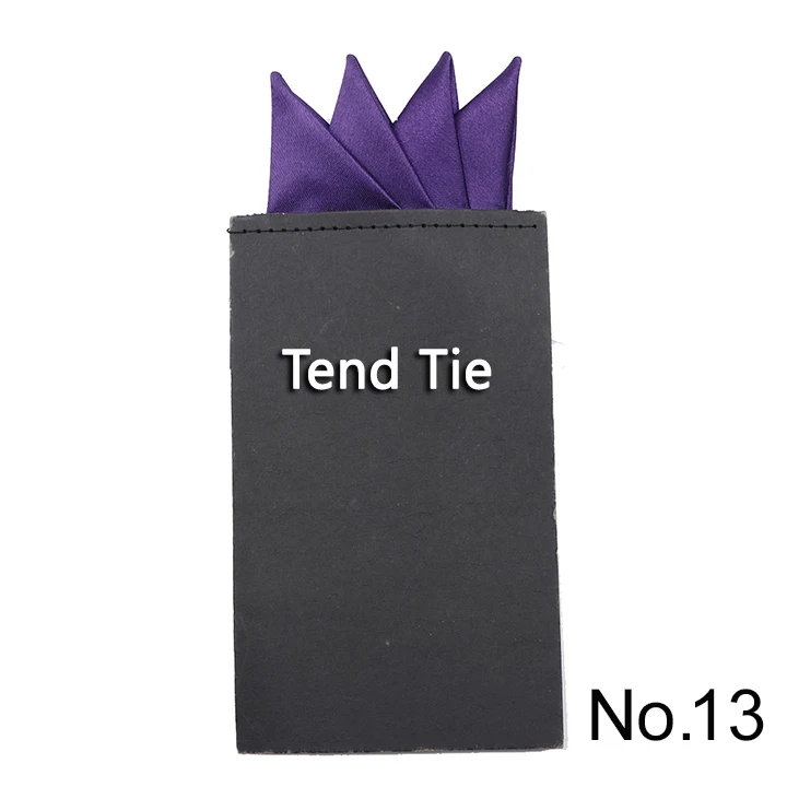 Men's Pre-folded Pocket Square Candy Color Silk Handkerchiefs Formal Wedding Party Business Chest Towel Hanky Black White Red