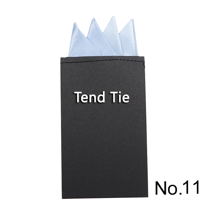 Men's Pre-folded Pocket Square Candy Color Silk Handkerchiefs Formal Wedding Party Business Chest Towel Hanky Black White Red