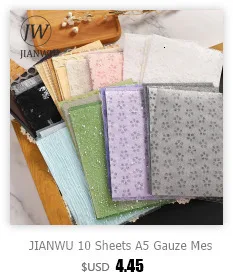 JIANWU 100 Sheets Dictionary Library Series Memo Pad Basic Decoration Material Paper Statement Notes Journal School Stationery