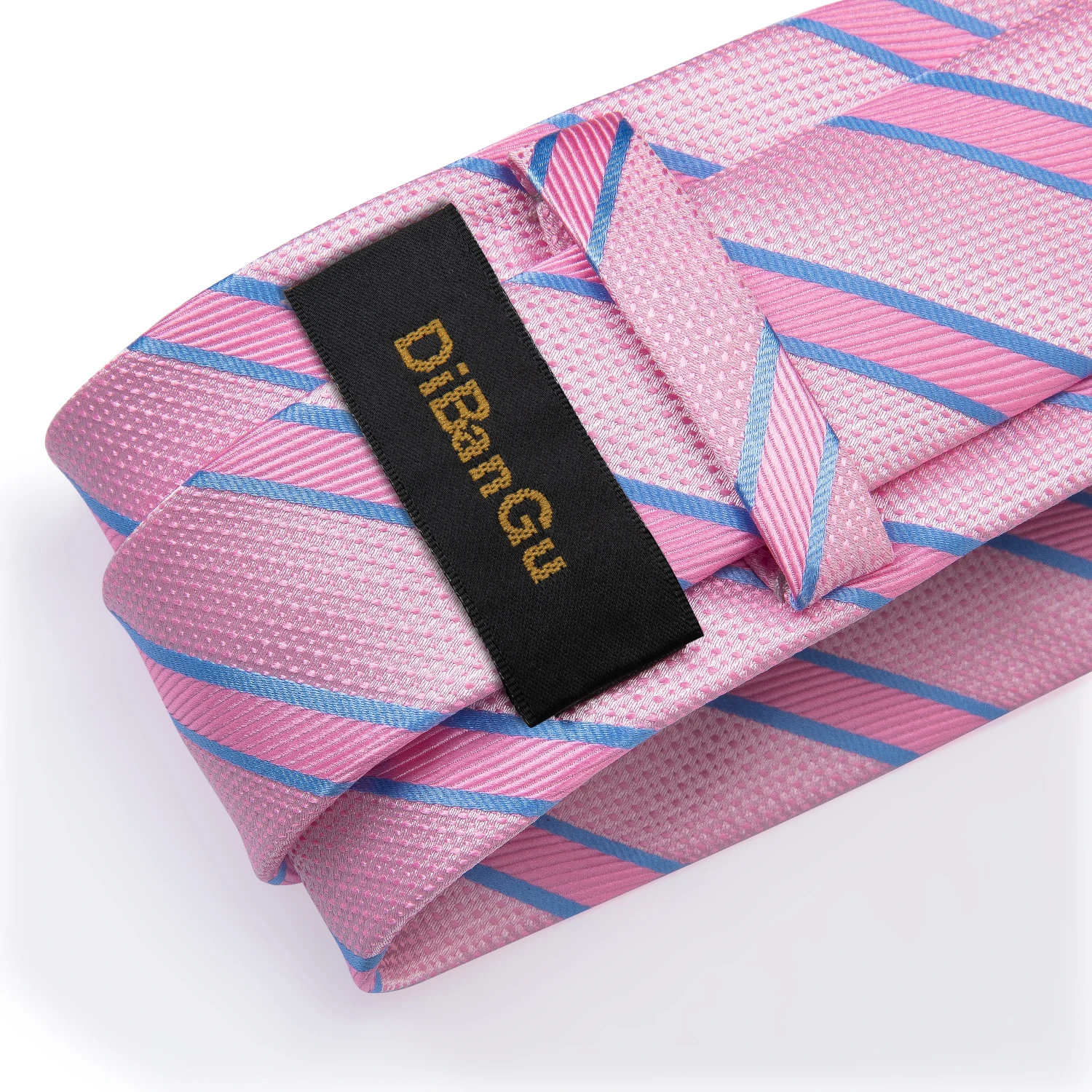High Quality Pink Striped Paisley Men's Tie Set 8cm Business Wedding Party Accessories Men Necktie Hanky Set Men Gift