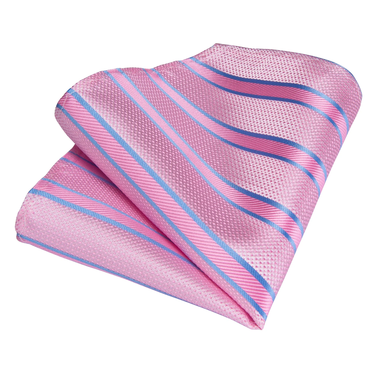 High Quality Pink Striped Paisley Men's Tie Set 8cm Business Wedding Party Accessories Men Necktie Hanky Set Men Gift