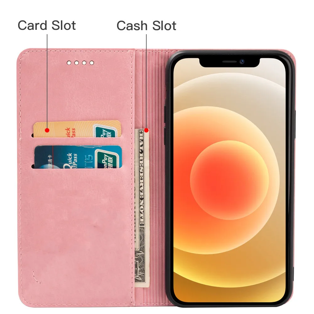 Leather Phone Case for Samsung Galaxy S2 S3 S4 S5 S6 S7 S8 S9 S10 S6 Edge Plus S3 Duos Neo Mini Plus Lite Flip Wallet Case Cover