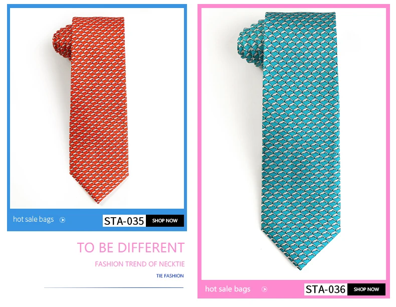 Tailor Smith New Fashion Printed Animal 100% Silk Ties Sheep Butterfly Puppy Elephant Men Premium Silk Neckties