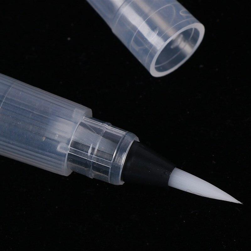 1pc Watercolor Paint Brush Art Supplies Waterbrush Pen Large Capacity Calligraphy Painting Brush Water Tank Storage Pen