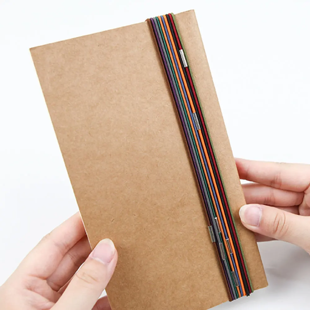 2pcs Spare Rubber Band Leather Notebook Accessory for Travelers Notebook Repair Elastic String Bungee Cord