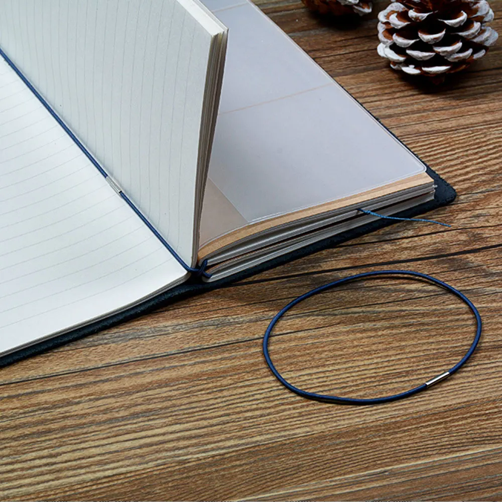 2pcs Spare Rubber Band Leather Notebook Accessory for Travelers Notebook Repair Elastic String Bungee Cord