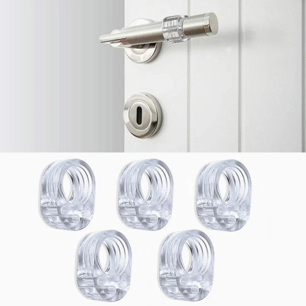 Stop Floor Door Stops Buffer No Drill Door Stopper Home Improvement Furniture Wall Safety Hardware Transparent Supplies Silicone