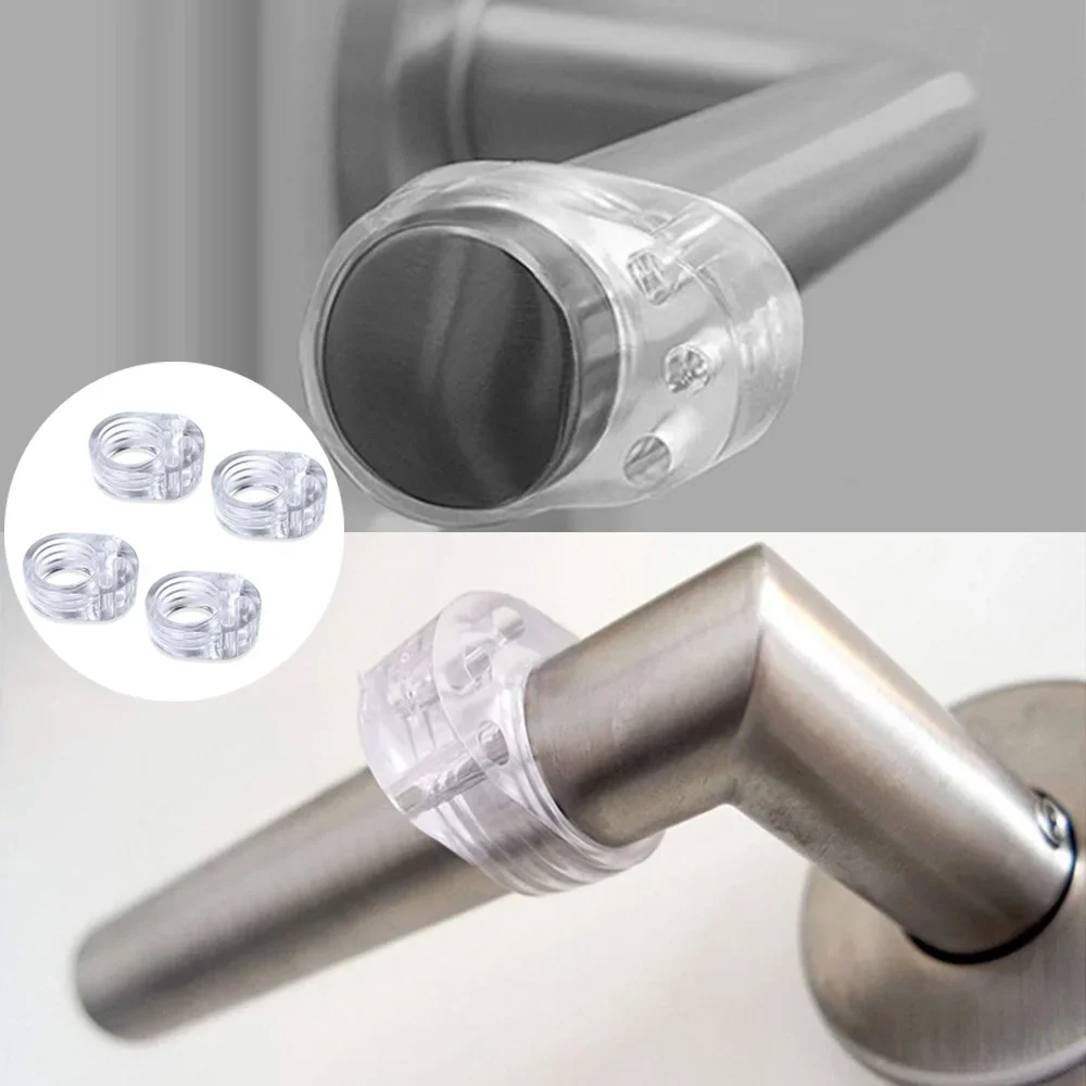Stop Floor Door Stops Buffer No Drill Door Stopper Home Improvement Furniture Wall Safety Hardware Transparent Supplies Silicone