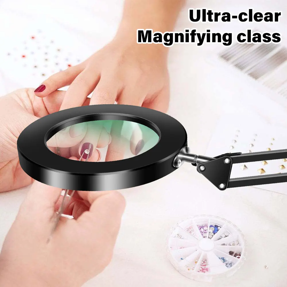 4.3" Real Class 10X Magnlification Stepless pimming 5 Color Mode 84 Of Them LED 10 Levels Provide Bright Light Brightness