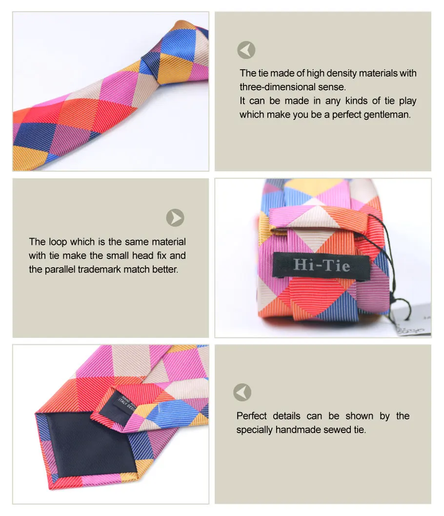 Hi-Tie Luxury Silver Novelty Men Tie Gravata Wedding Necktie For Men Hanky Cufflink Set Fashion Design BusinessDropshipping