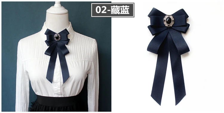 Handmade Fashion New Butterfly Knot Ribbon Diamond Bowtie College White Rhinestone Shirt Bow Tie Gift for Men Accessories