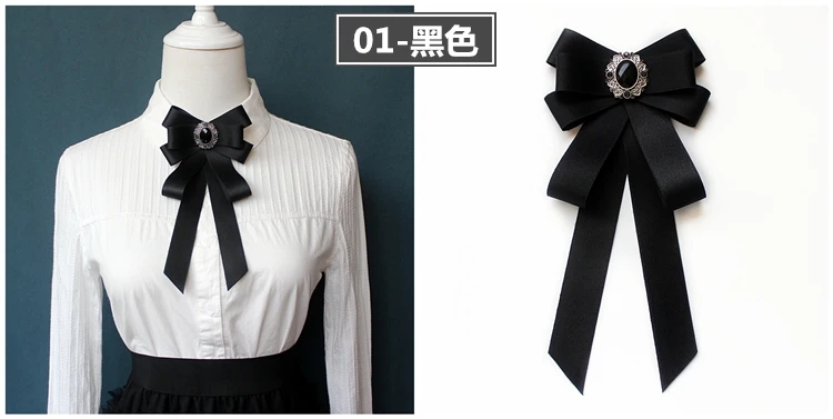 Handmade Fashion New Butterfly Knot Ribbon Diamond Bowtie College White Rhinestone Shirt Bow Tie Gift for Men Accessories