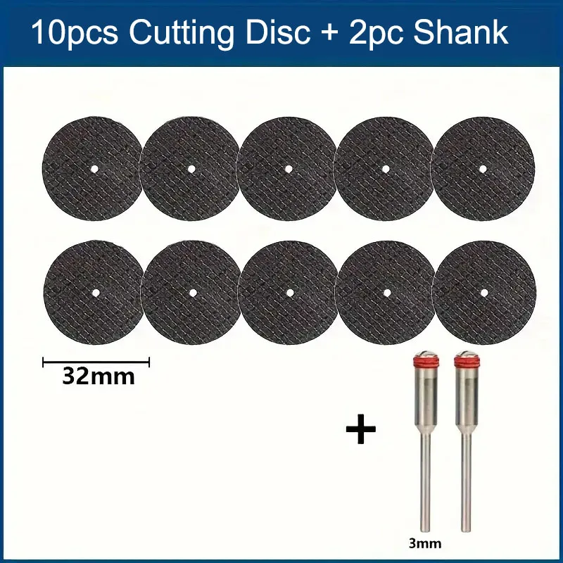 Abrasive Cutting Disc 32mm With Mandrels Grinding Wheels For Accesories Metal Cutting Rotary Tool Saw Blade