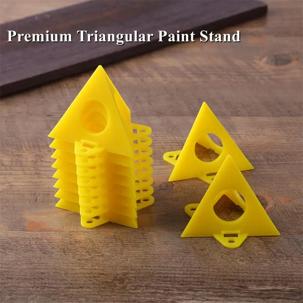 10Pcs Pyramid Stands Painter's Painting Stands Mini Cone Paint Stands for Canvas and Door Risers Support Painting Pyramids