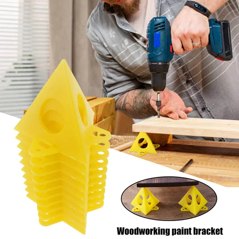 10Pcs Pyramid Stands Painter's Painting Stands Mini Cone Paint Stands for Canvas and Door Risers Support Painting Pyramids