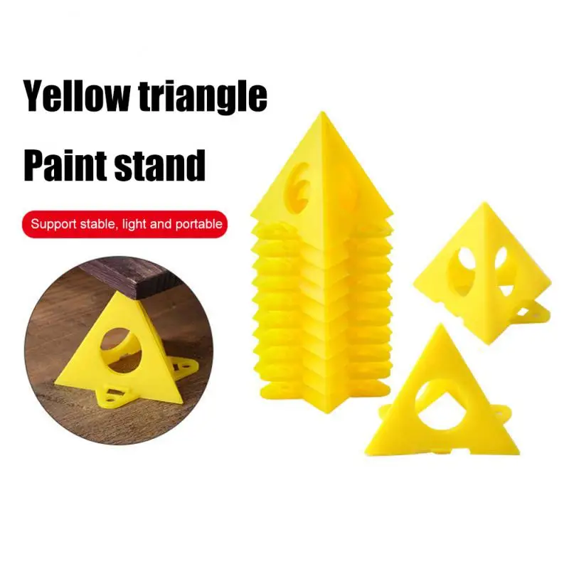 10Pcs Pyramid Stands Painter's Painting Stands Mini Cone Paint Stands for Canvas and Door Risers Support Painting Pyramids