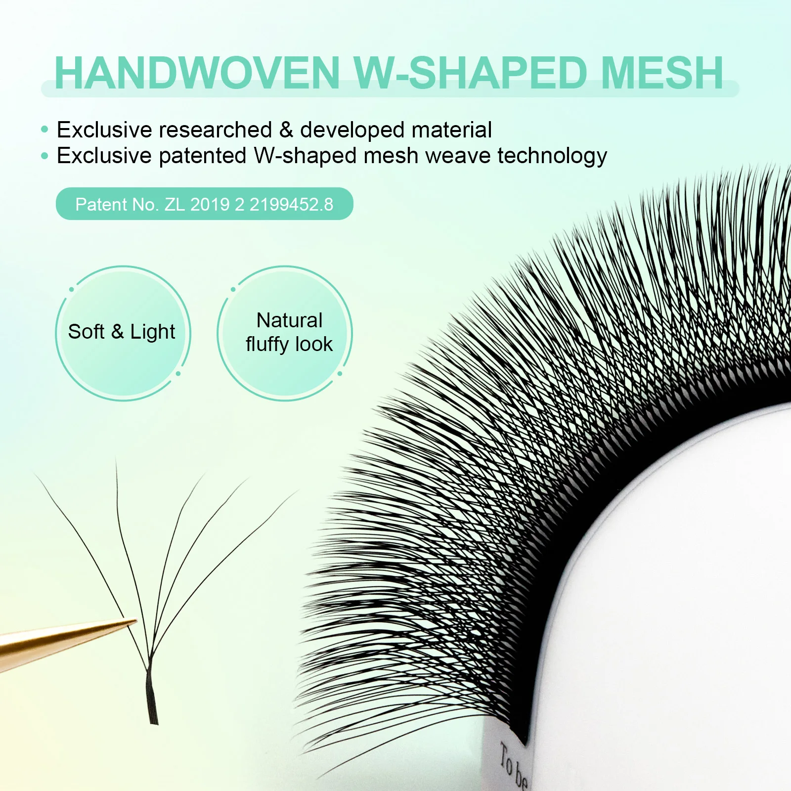 NAGARAKU Automatic Flowering W Shape Bloom 3D 4D 5D 6D Premade Fans Eyelash Extensions Natural Soft Light Full Dense
