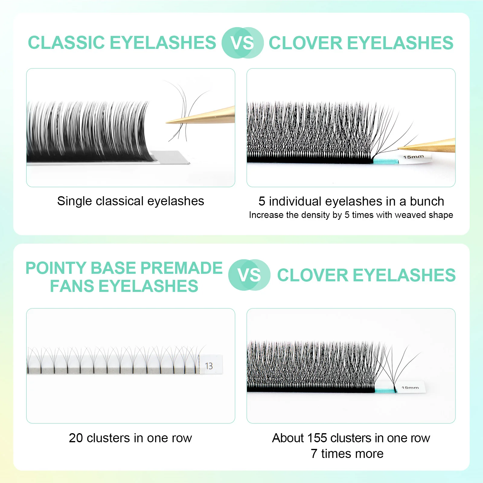 NAGARAKU Automatic Flowering W Shape Bloom 3D 4D 5D 6D Premade Fans Eyelash Extensions Natural Soft Light Full Dense