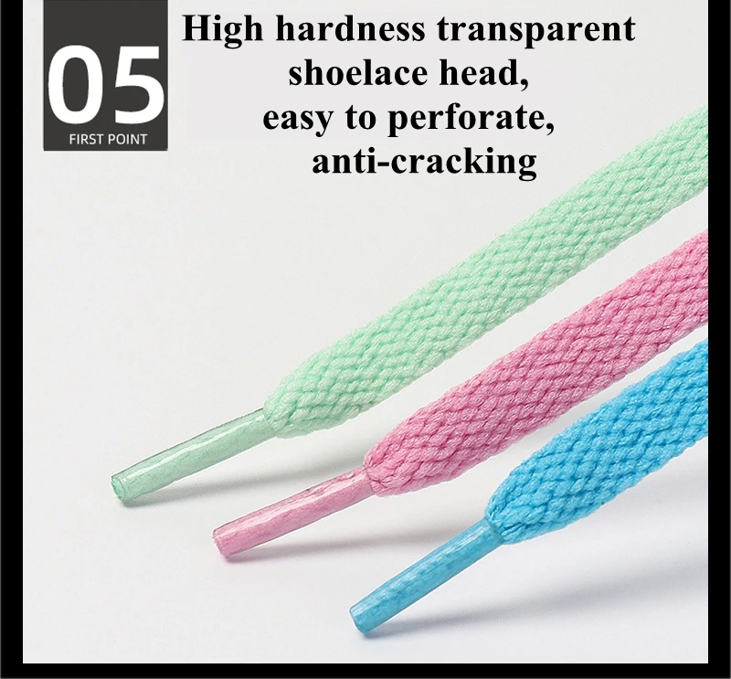 1 Pair / AF1 Shoelaces Flat Thicken Weave Craft Off Black White Shoe Laces High-top Sneaker Shoelace Accessories 25 Colors