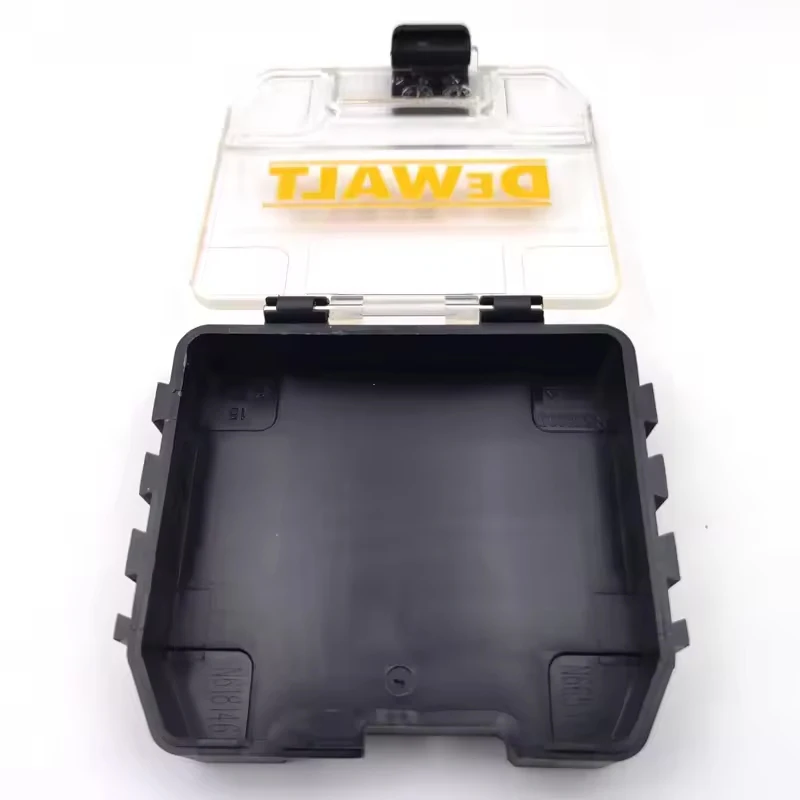 DEWALT Yellow Black Mini Storage Box Authentic Original Drill Bit Box High Hardness Stackable Plastic Hard Shell Case Hand Tools
