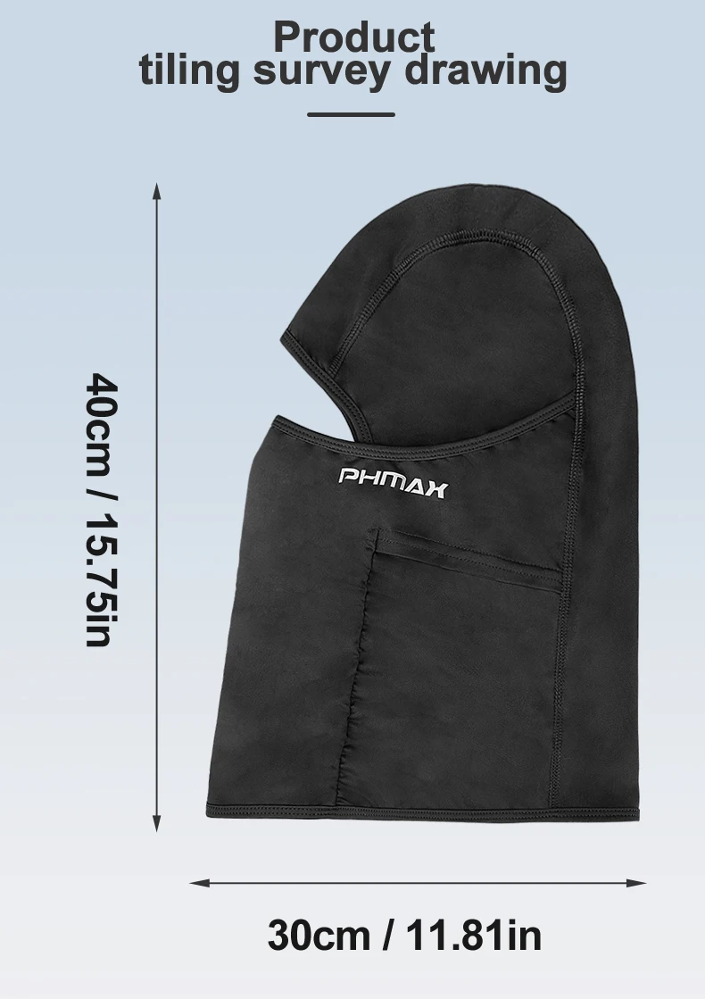 PHMAX Motorcycle Riding Mask Wind Protection And Warmth Breathable Full Face Mask Balaclava Hat Scarf Hood Moto Biker Wind Cap