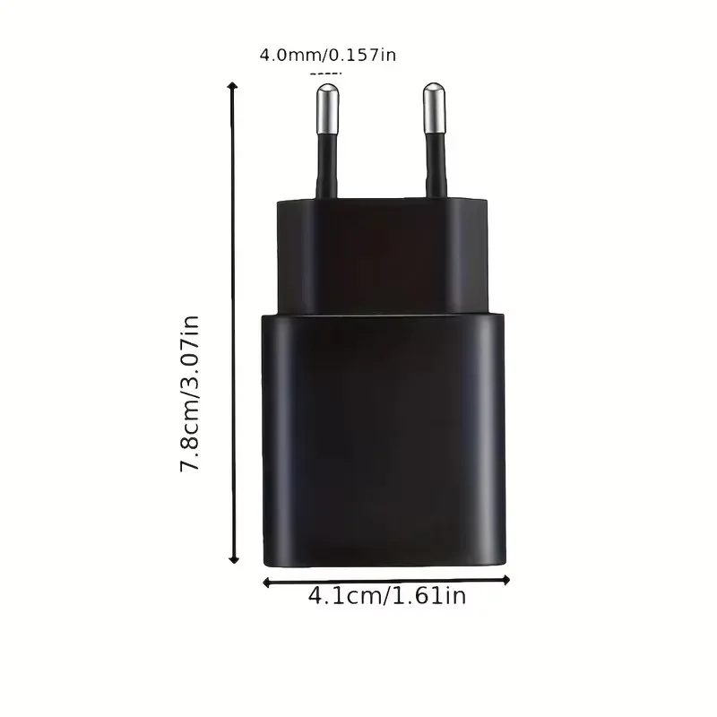 25W USB EU Charger QC 3.0 Quick Charge For Samsung S20 S21 Mobile Phone Charger Portable Wall Mobile Charger Fast Charger