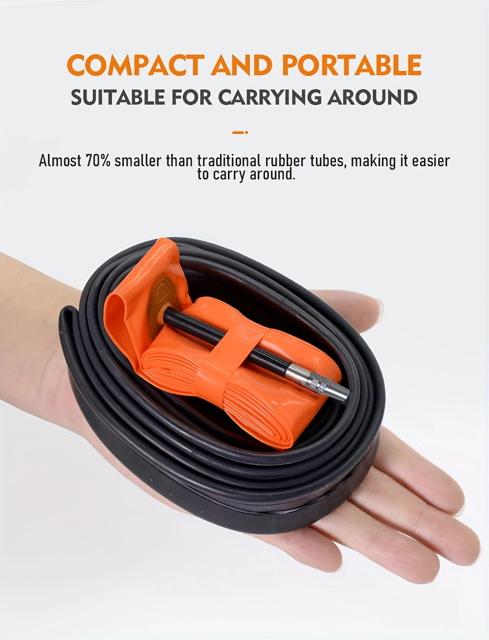 ThinkRider 28g Ultralight Bike Inner Tube 700 x 18 25 28 Road Bicycle TPU Tire 45/65/85mm Length French Valve Super Light Tube