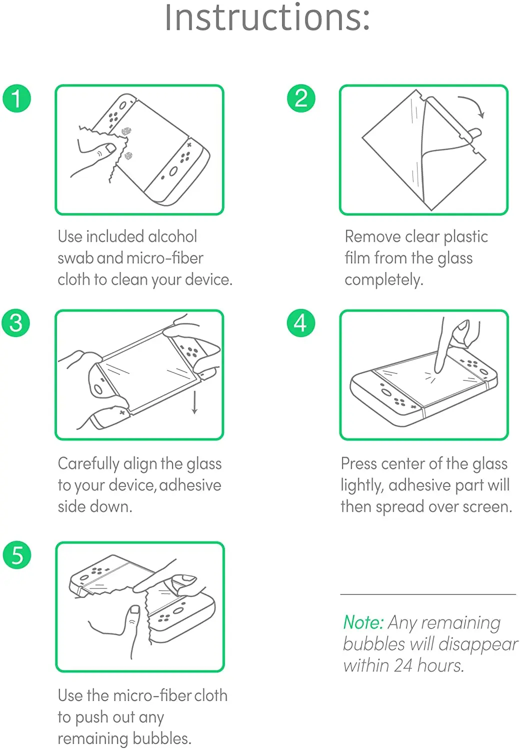 1/2/3PCS Protective Glass For Nintend Switch Tempered Glass Screen Protector for Nintendos Switch Oled Lite NS Accessories Film