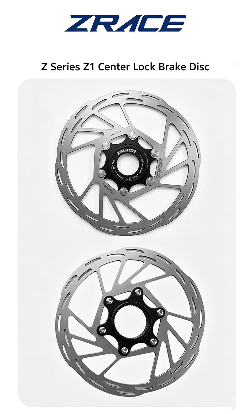 ZRACE Center Lock Brake Disc Rotor Strong Heat Dissipation Floating 140/160/180/203, for MTB / Road