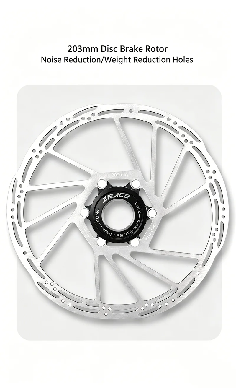 ZRACE Center Lock Brake Disc Rotor Strong Heat Dissipation Floating 140/160/180/203, for MTB / Road